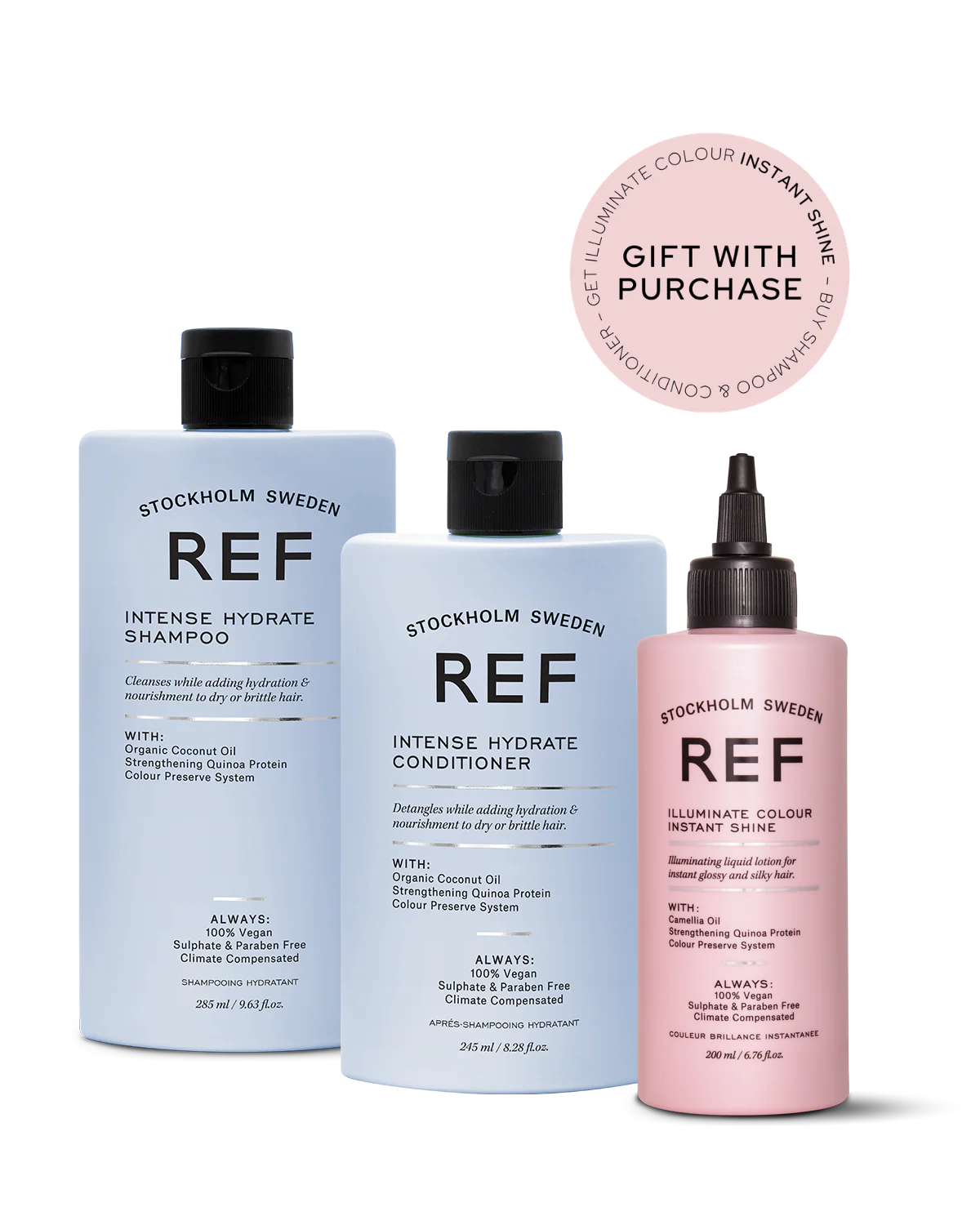 REF Intense Hydrate Care & Shine kit